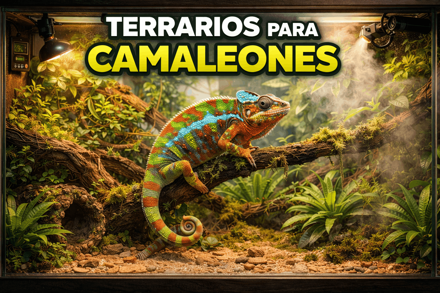 terrarios para camaleones