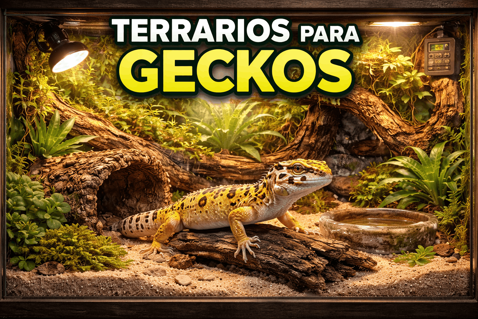 terrarios para geckos