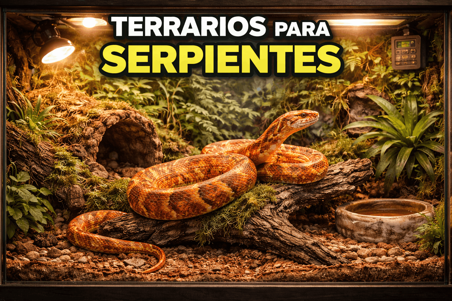terrarios para serpientes